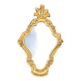 Small gold wall mirror – vintage rococo style