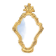 Small gold wall mirror – vintage rococo style