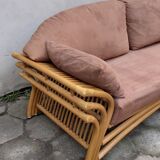 Rattan Sofa, 1980s