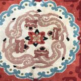 Tapis ancien chinois laine fait main 154x254 cm