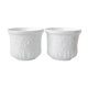 Pair of planter, vintage planter, ceramic planter, FAL Capuchos alcobaça, pot cover