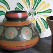 Duo of vases, vintage Scandinavian ceramics
