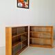 Pair of Mid-Century Oak School Bookcases