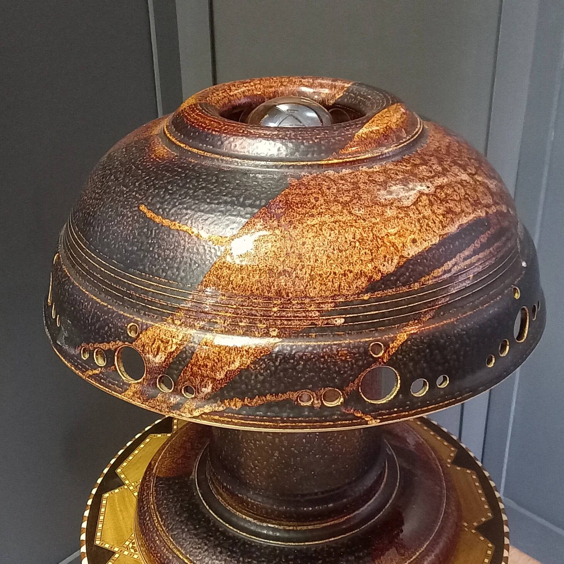 Vintage mushroom lamp