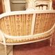 Salon Louis XVI banquette avec 2 fauteuils