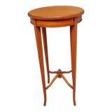 Light wood side table