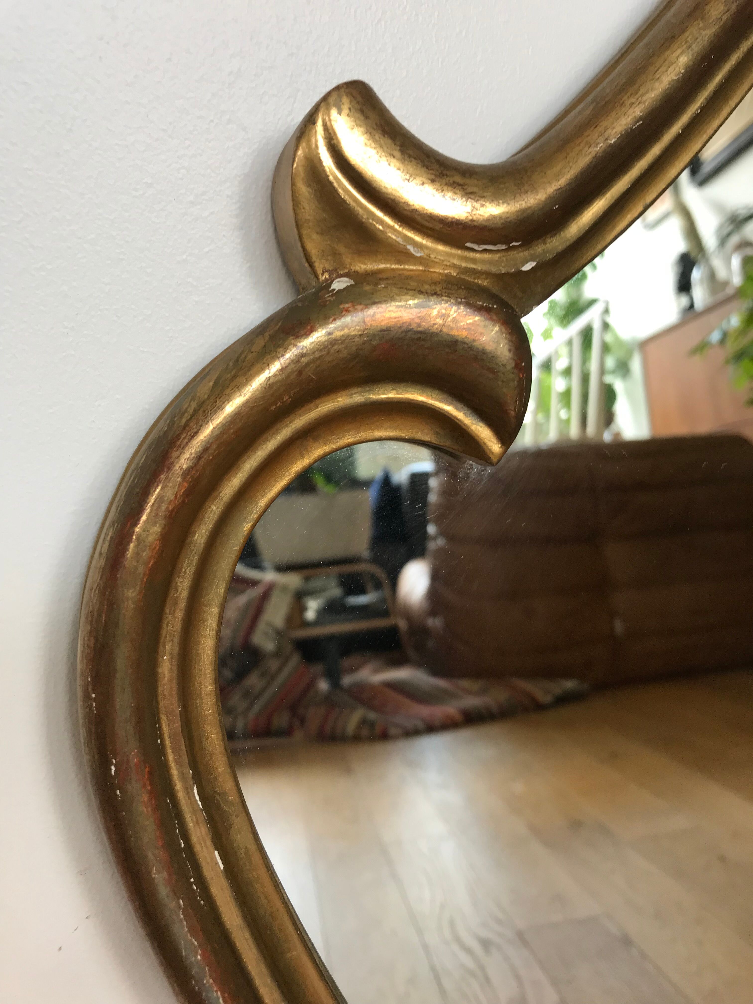 Classic mirror gilded 70 x 50 cm