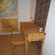 Bureau en rotin avec son assise