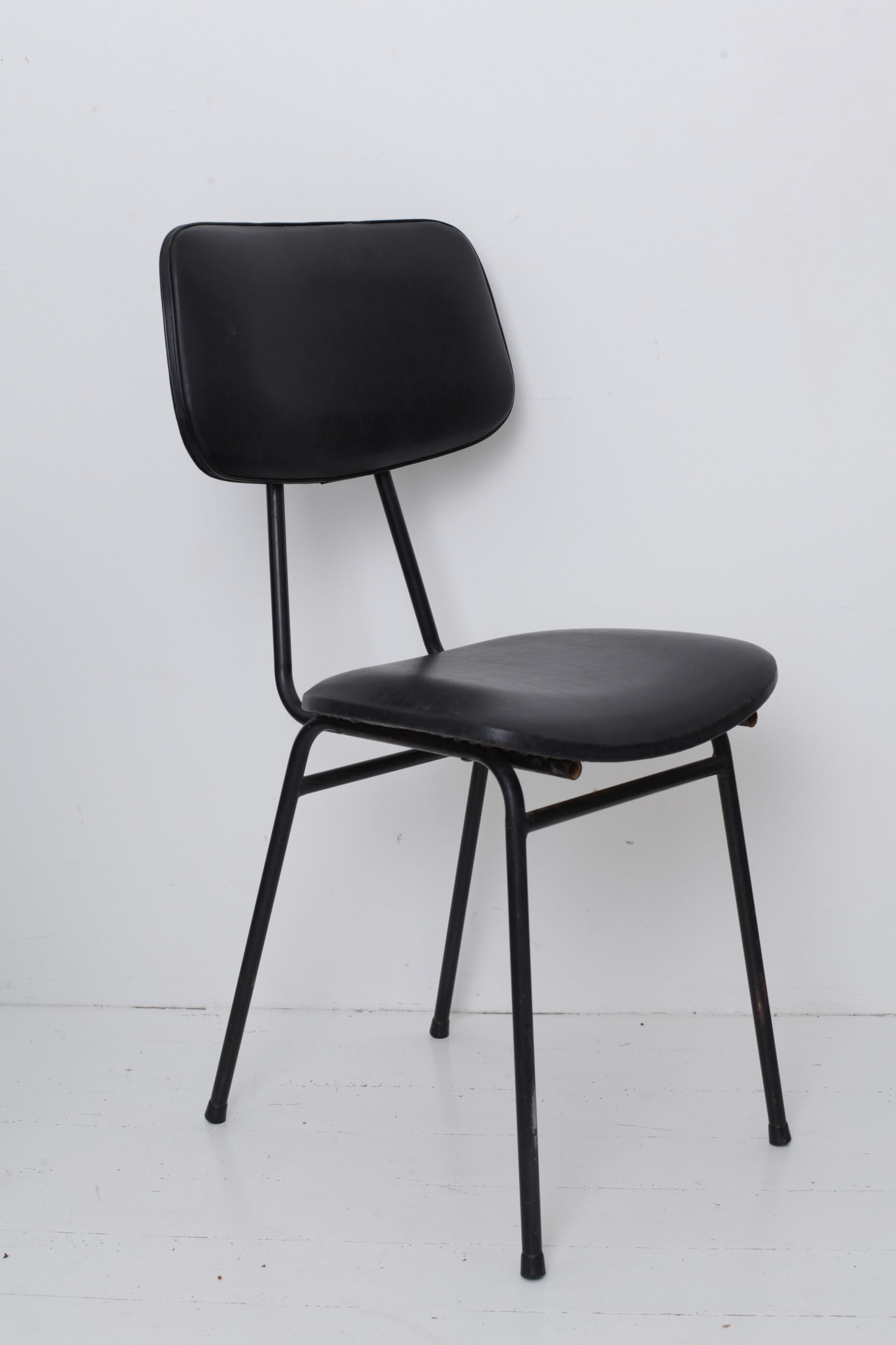 Black skai chair