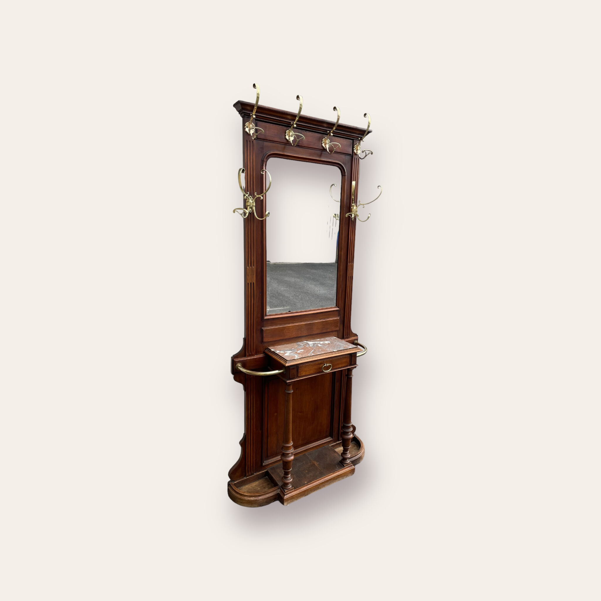 Coat rack cloakroom Napoleon III XIXth