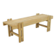 Vintage Low Slatted Bench