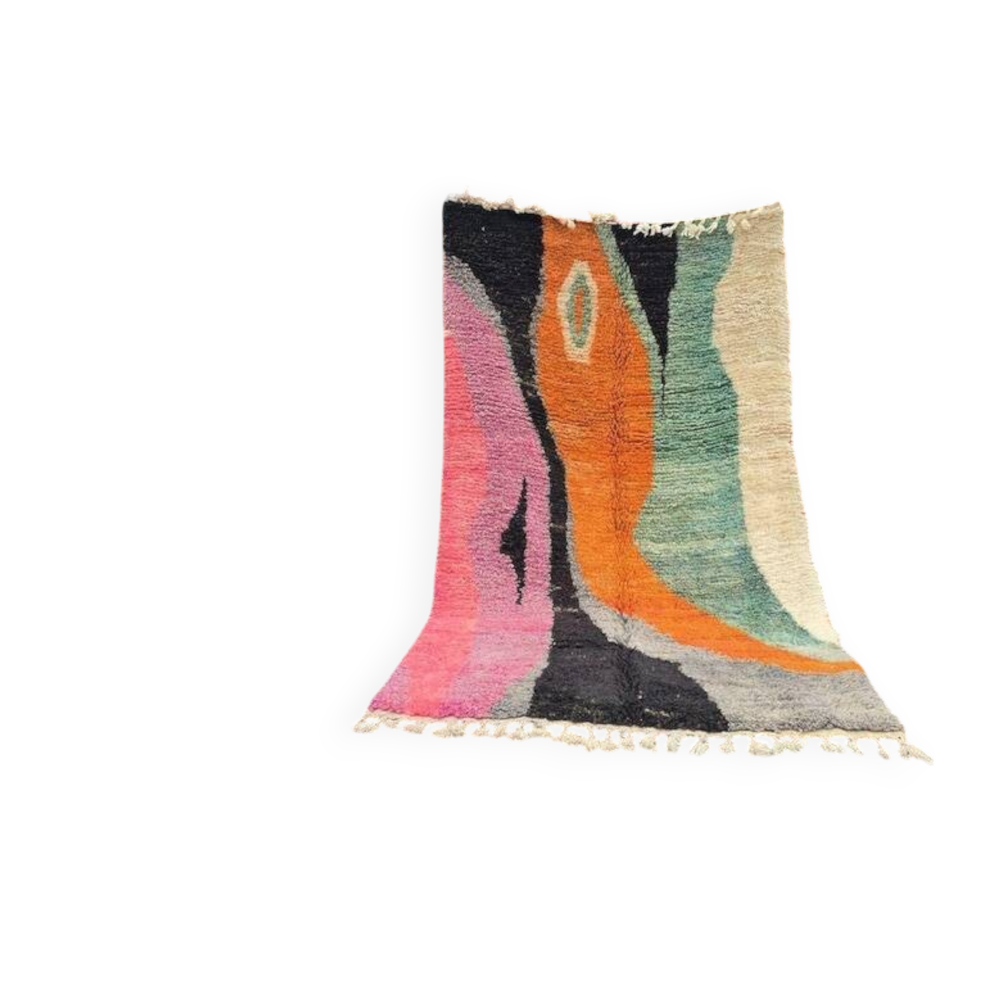 Beni Ouraine handwoven rug, traditional style, size 150 x 250 cm