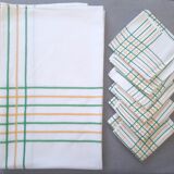 Tablecloth 140 x 160 and 6 towels