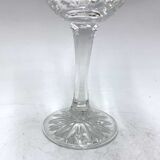 Six crystal glasses, Poland, 1960s