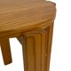 Mid century pinewood stool, 1960s minimalistic design