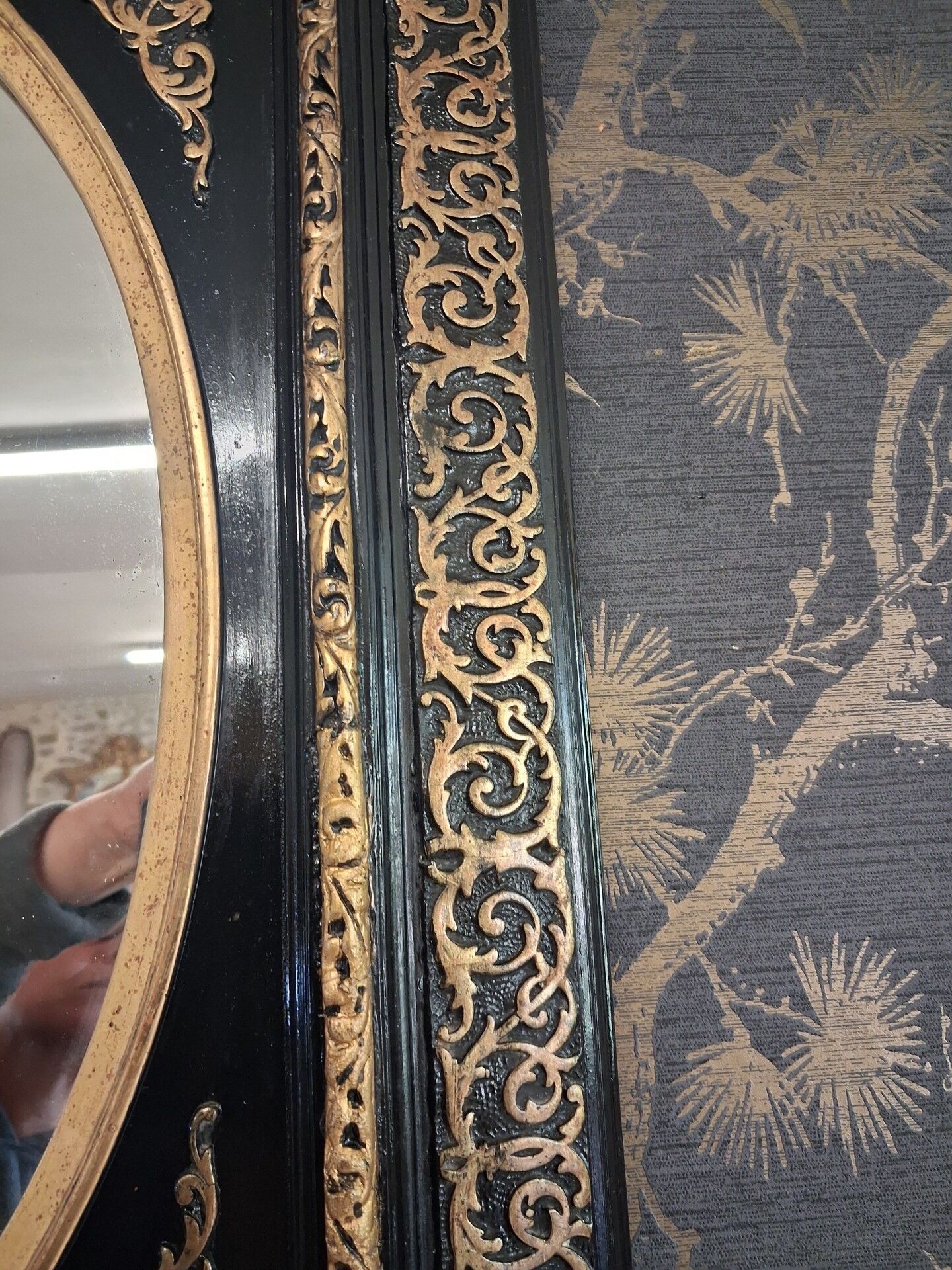 Napoleon III mirror 72 x 62