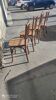 Set of 4 bistro chairs by J & J Khon, Austria, late 19th century
