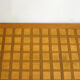 Mid-century grid coffee table, in wood & marquetry