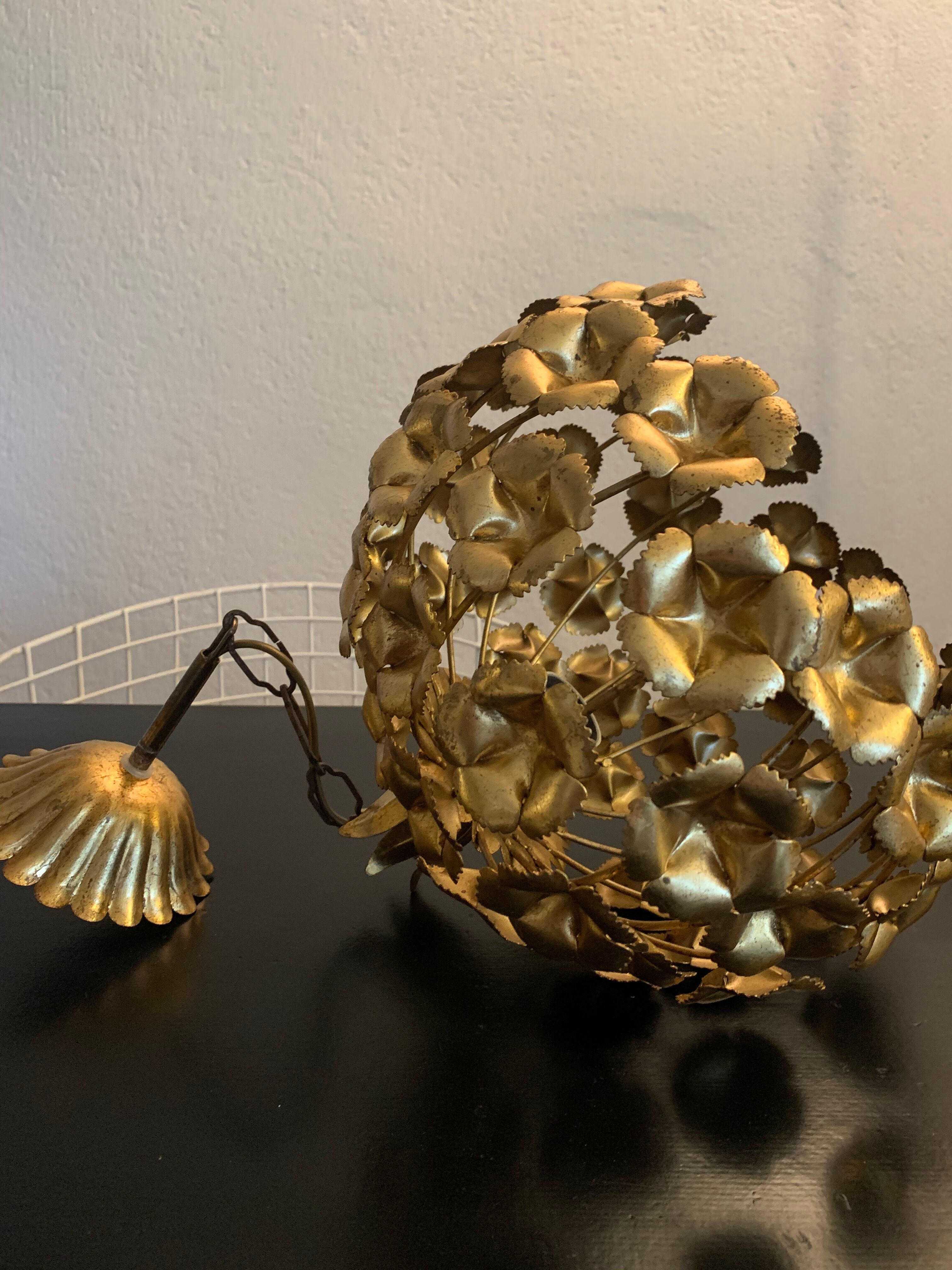 Vintage brass suspension