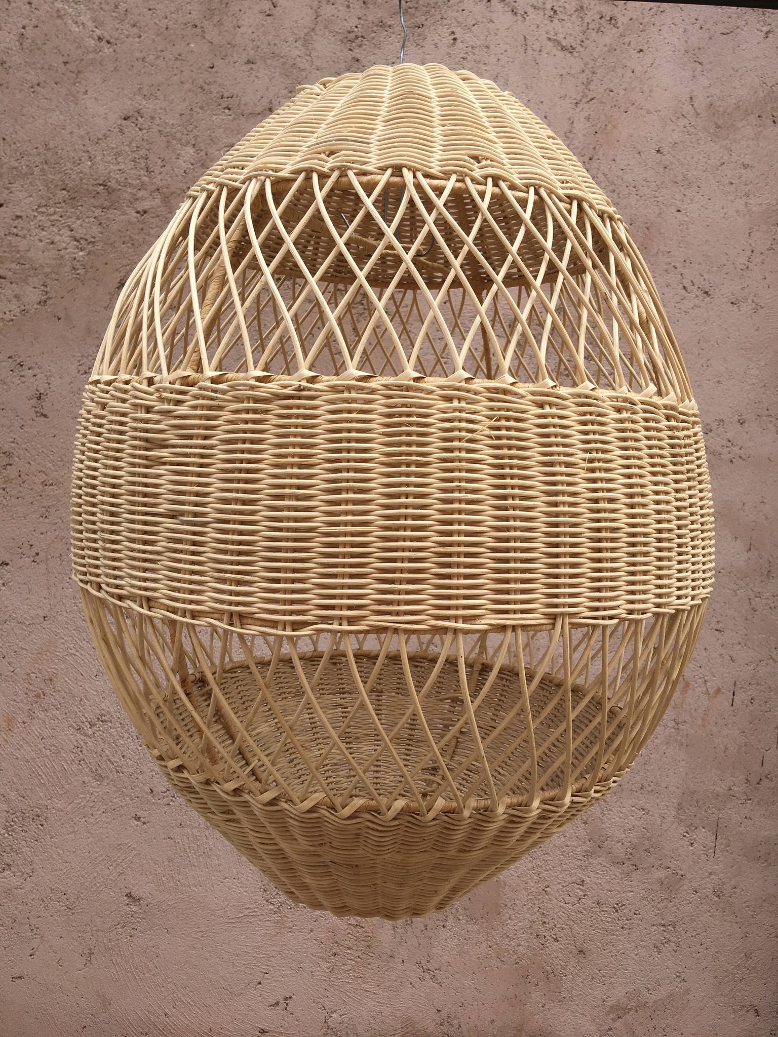 Suspension en rotin XXL Luminaire en rotin naturel