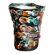 Earthenware vase, rock garden of the ocean
