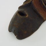 Ancien masque africain kumu rdc congo afrique art tribal africain. années 30 40