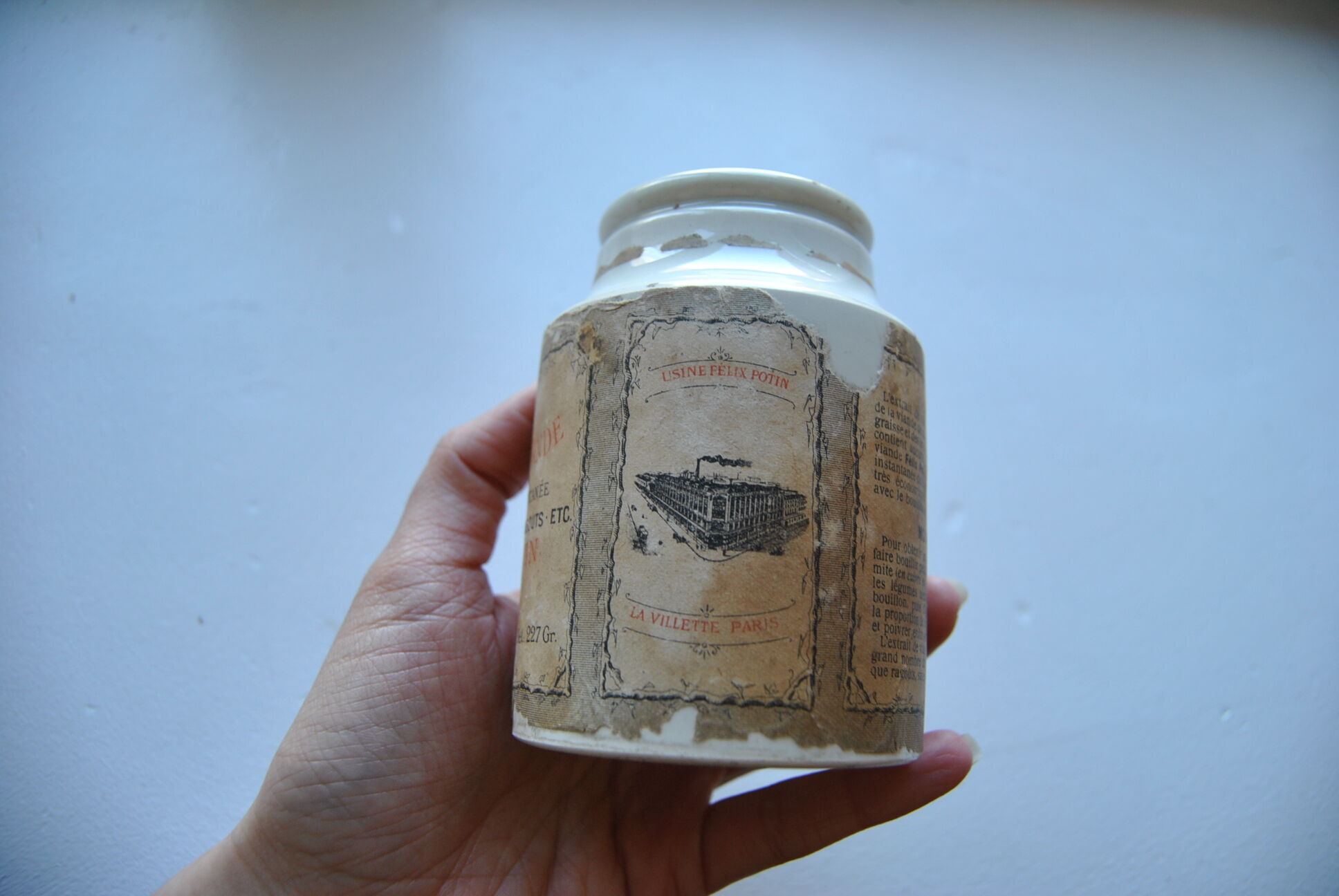 Lot of ceramic pots Felix Potin