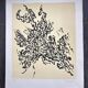 Original Abstract Lithograph by Alfred Manessier. School of Paris. 50