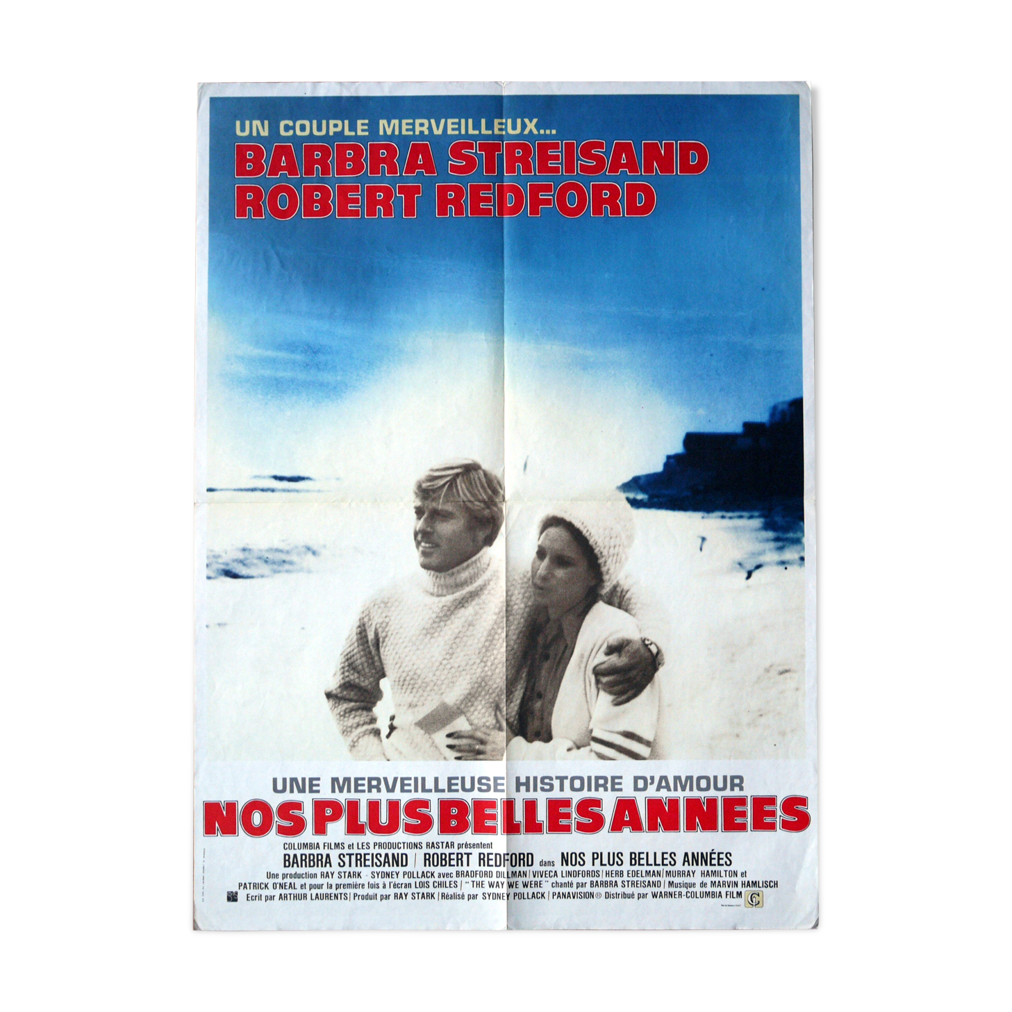 Original movie poster "Our most beautiful years" Redford, Streisand