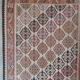 Large geometric kilim rug pure wool 160 x 290 cm