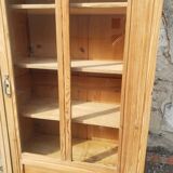 Parisian cabinet glazed raw wood
