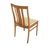Set of 4 Scandinavian walnut chairs, Sweden, 1950