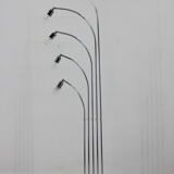 1970s Chrome and Marble Floor Lamp , Italy