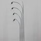 1970s Chrome and Marble Floor Lamp , Italy