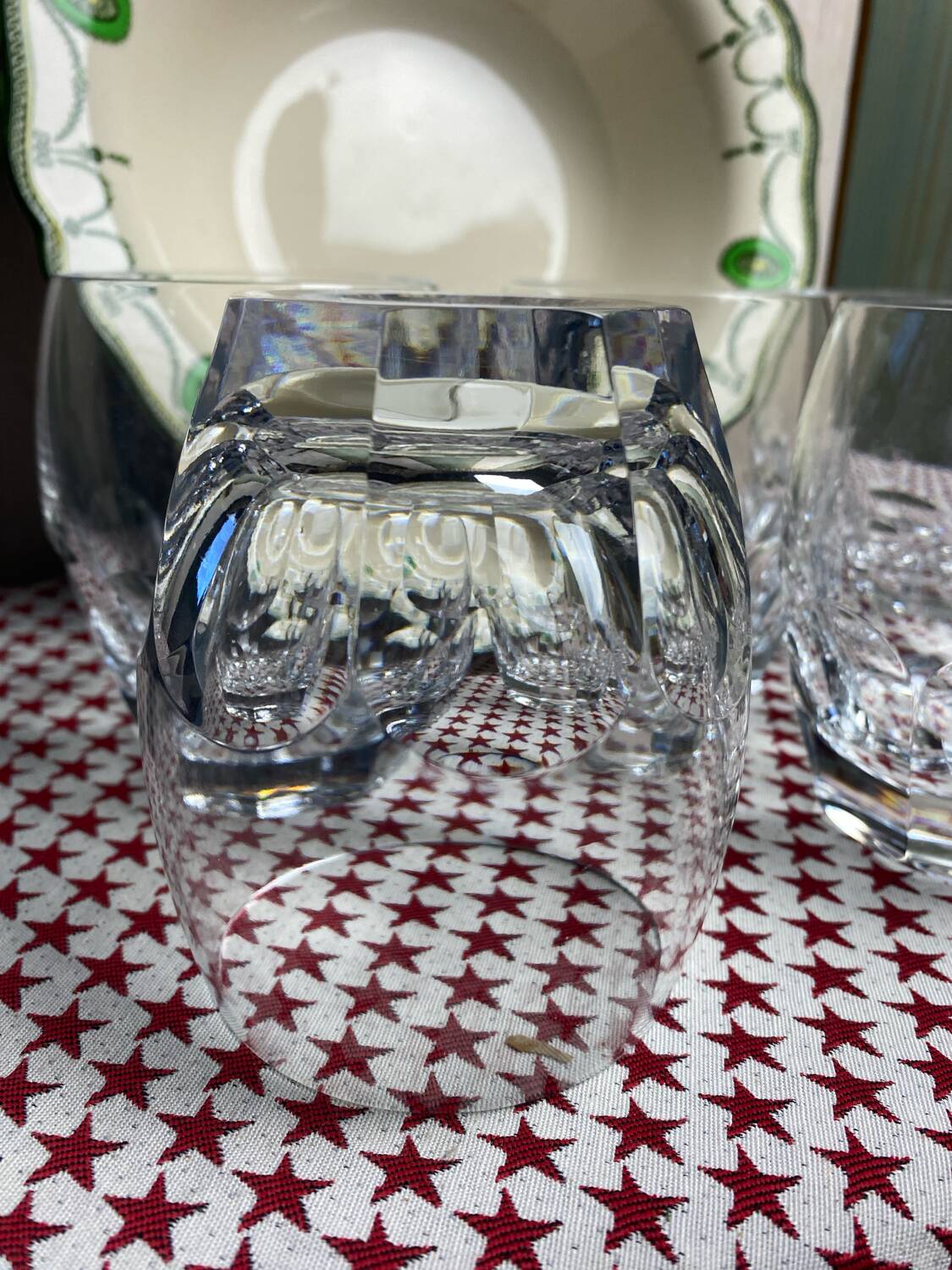 Lot de 5 gobelets en cristal