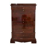 Biedermeier Mahogany Secretary Desk, 1860