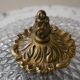 Ceiling lamp brass and vintage glass Foundry Ghidini