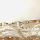 Bubble glass wall lamp or flush light by Helena Tynell for Glashütte Limburg