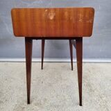 Scandinavian console dressing table desk with drop-down top