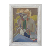 Oil on hardboard by Tonia CARIFFA (1924-2025)