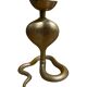 Brass cobra candle holder
