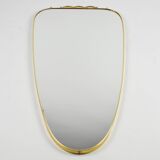 Miroir à cadre doré, années 1970