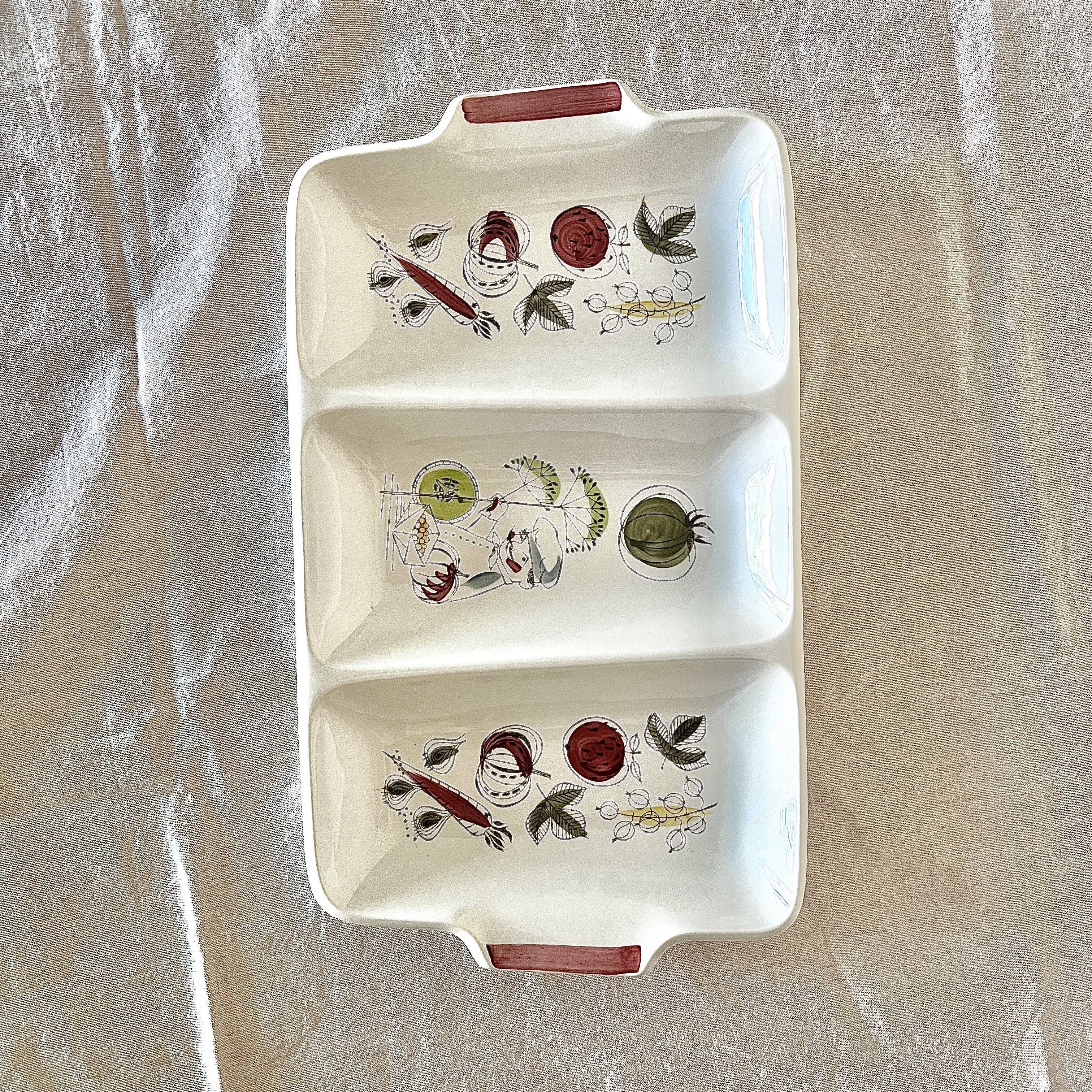 Salad dish / display plate / serving plate, "verdura" marianne westman for rörstrand.