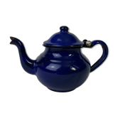 Blue metal coffee maker