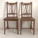 Art Nouveau pair of chairs 1900