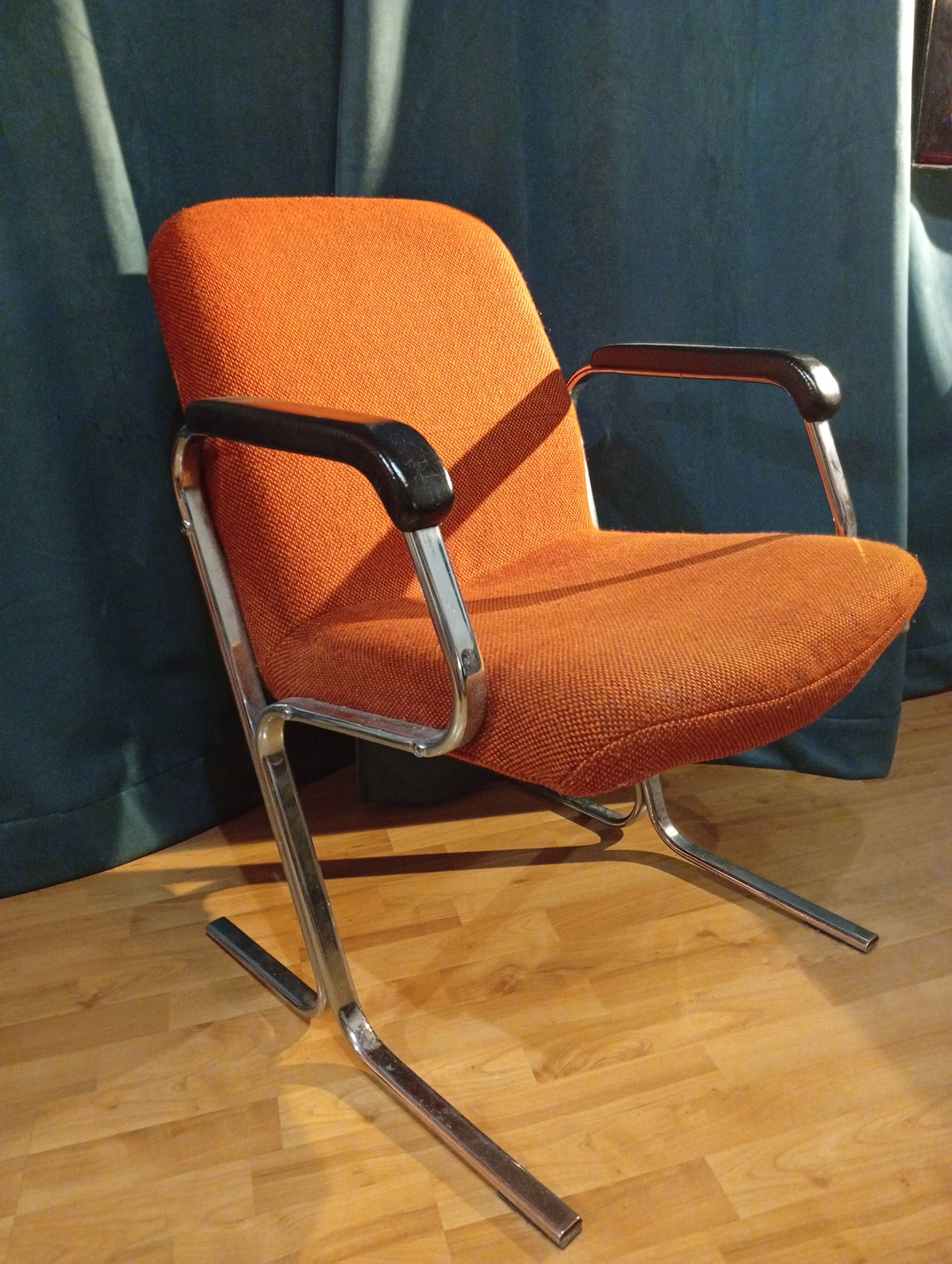 Fauteuil de bureau vintage rétro