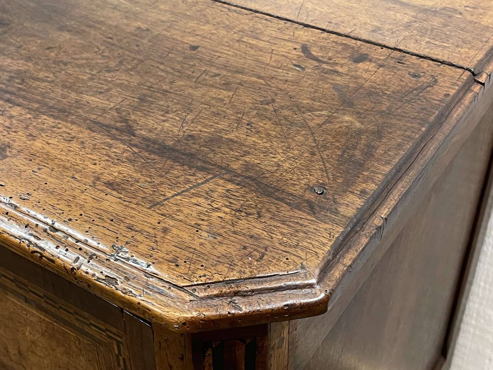 Louis XVI period chest of drawers in walnut, oak and fir, 18th century