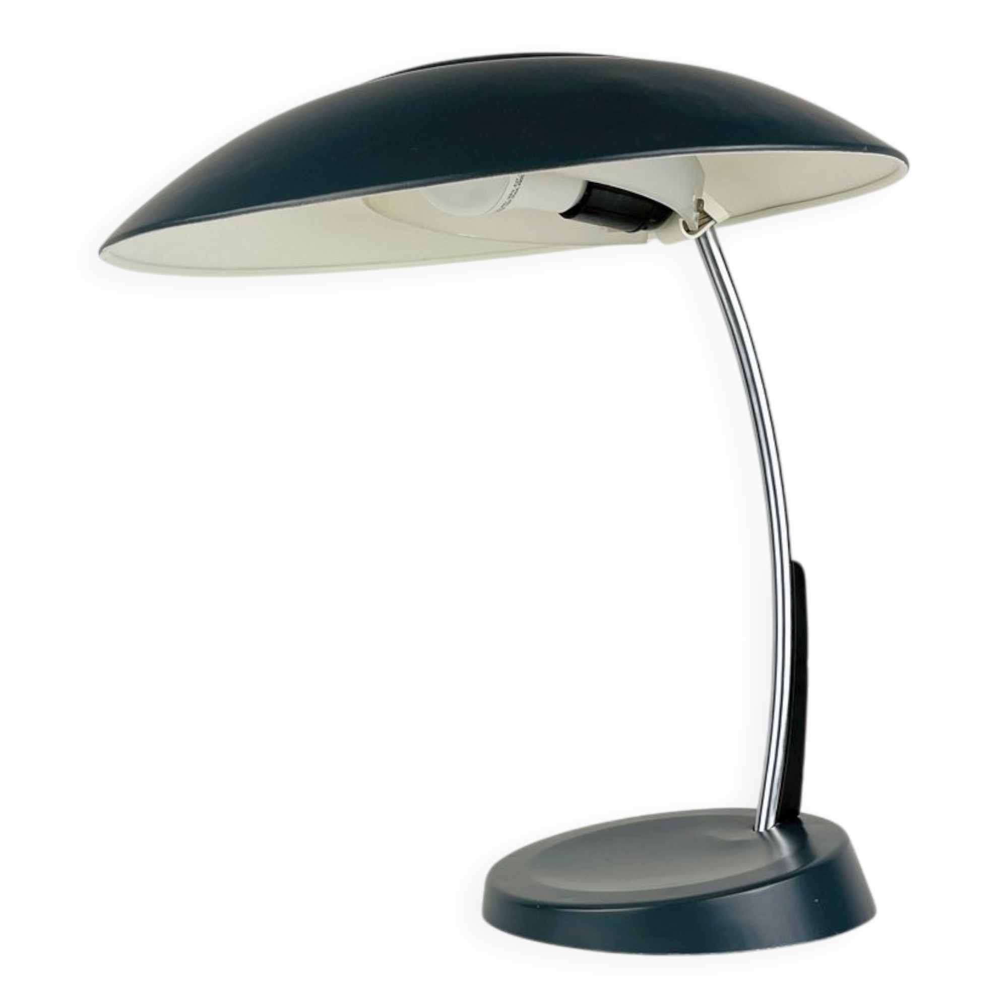 Mid-century grey desk lamp, USSR, 1972
