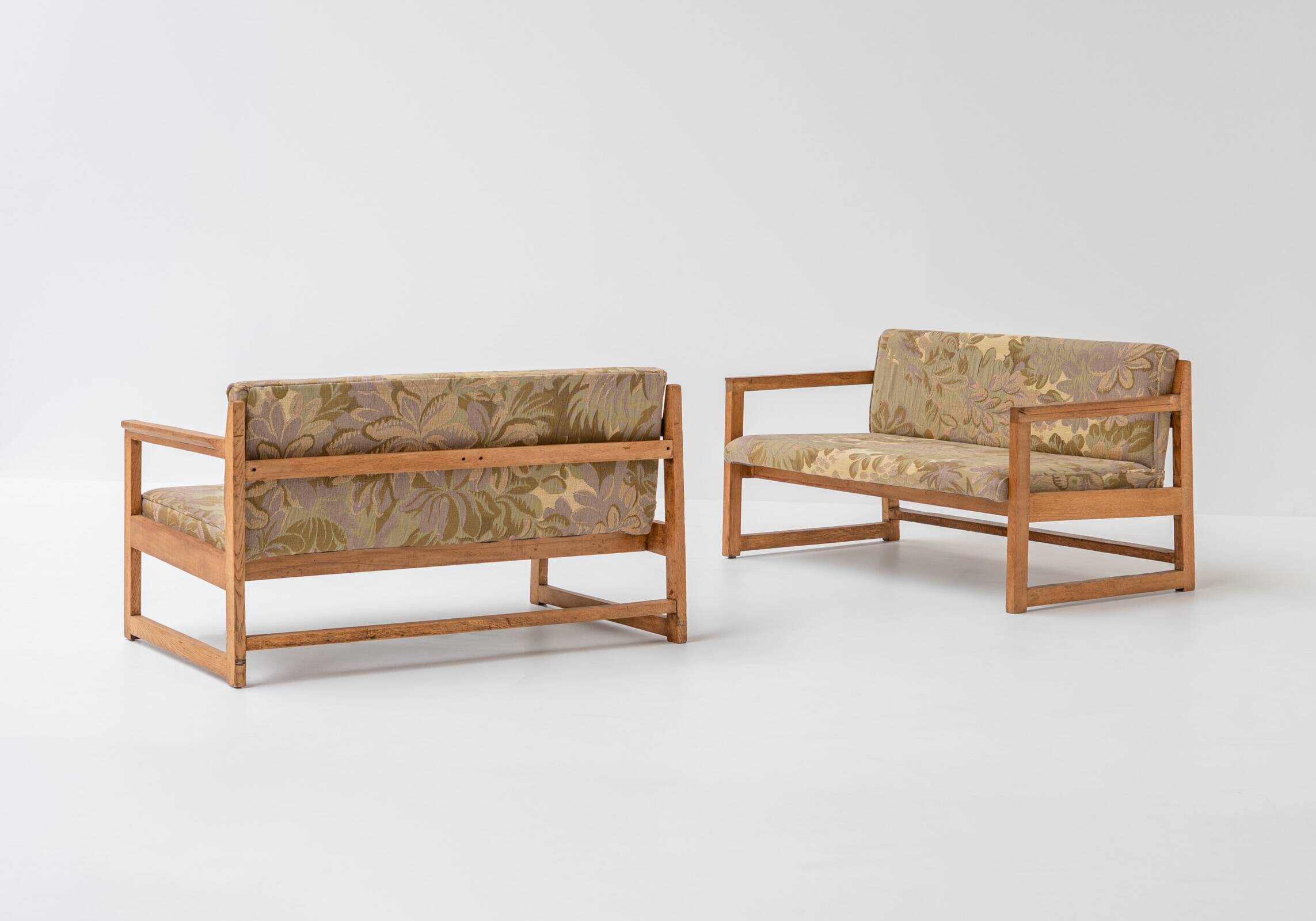 1960s Spanish Minimalist Settees