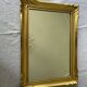 Vintage rectangular mirror in gilded wood h49 xl35